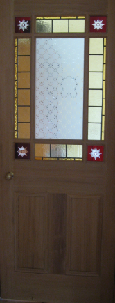 wooden doors Deourative coloured glass leaded light for domestic internal doors lead lines and coloured glass designed and manufactured in derry city and northern ireland.png