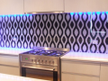 Black and white glass splashbacks derry patterns and custom made designs glass splash backs northern ireland