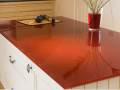 Large table top protection and stylish thick glass table top made in toughen back painted glass table top made in ireland