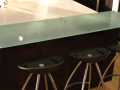 Kitchen counter top Glass breakfast Bar in contemporary glass quality fixtures and fittings in derry city and Northern ireland - Copy