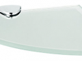 clear toughen glass tempered glass shelf made to measure courner glass safety glass for the bathoom in ireland